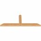 Ekena Millwork Portland Smooth Timber Gable Bracket, Western Red Cedar, 84"W x 31"H x 3 1/2"D x 5 1/2"F, 9/12 Pitch GBW084X31X0406POR00SWR - alternate 2